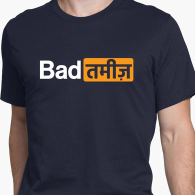 Bad Tameez Round-Neck Unisex-T-Shirt