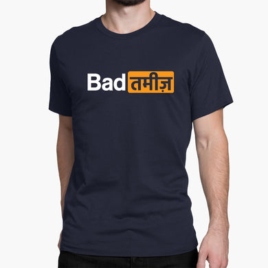 Bad Tameez Round-Neck Unisex-T-Shirt
