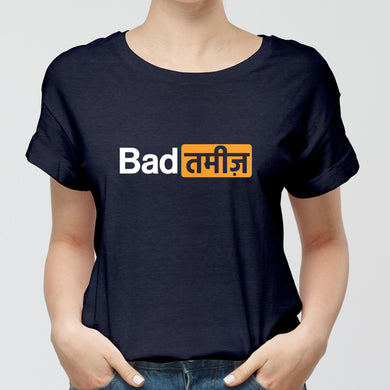 Bad Tameez Round-Neck Unisex-T-Shirt