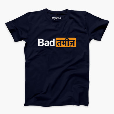 Bad Tameez Round-Neck Unisex-T-Shirt