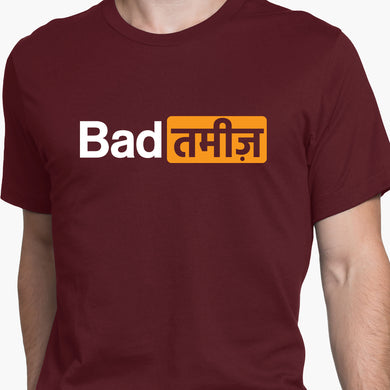 Bad Tameez Round-Neck Unisex-T-Shirt