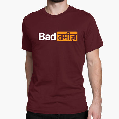 Bad Tameez Round-Neck Unisex-T-Shirt