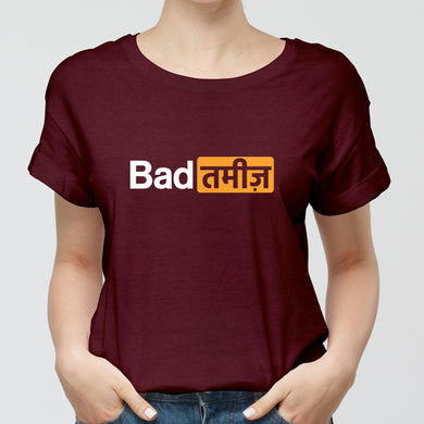 Bad Tameez Round-Neck Unisex-T-Shirt