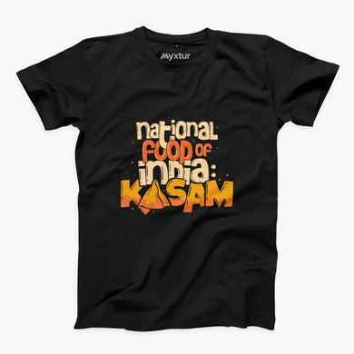 Kasam The National Food Of India Round-Neck Unisex T-Shirt
