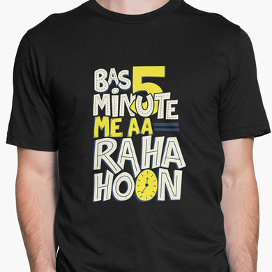 Bas 5 Minute Round-Neck Unisex-T-Shirt