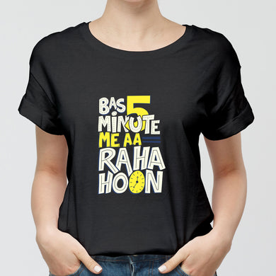 Bas 5 Minute Round-Neck Unisex-T-Shirt