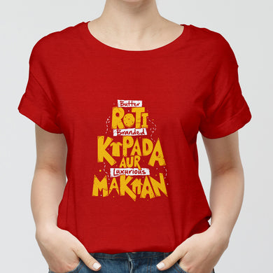 Roti Kapada Aur Makaan Round-Neck Unisex-T-Shirt