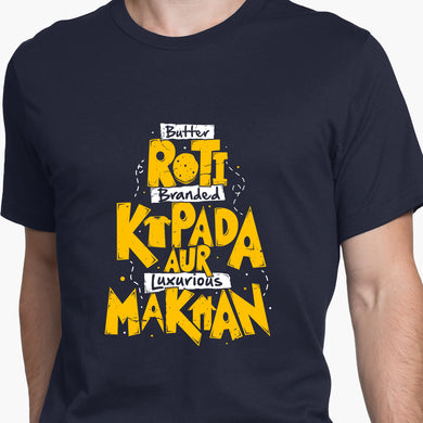 Roti Kapada Aur Makaan Round-Neck Unisex-T-Shirt