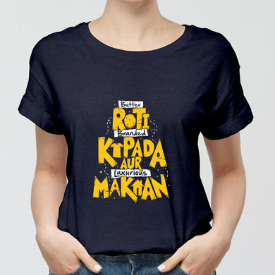 Roti Kapada Aur Makaan Round-Neck Unisex-T-Shirt