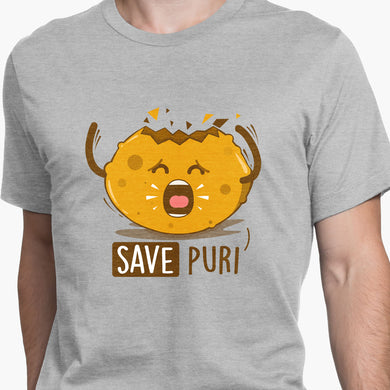 Save Puri Round-Neck Unisex-T-Shirt