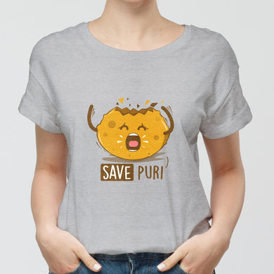 Save Puri Round-Neck Unisex-T-Shirt