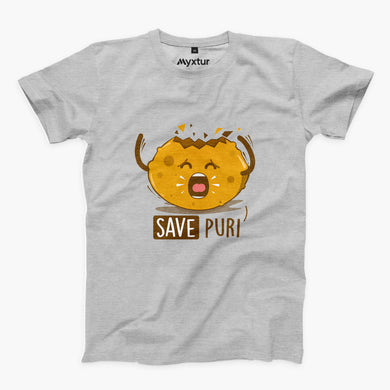 Save Puri Round-Neck Unisex-T-Shirt