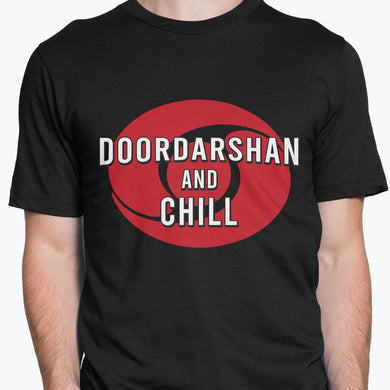 Doordarshan And Chill Round-Neck Unisex-T-Shirt