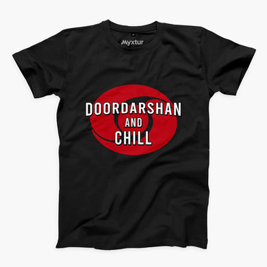 Doordarshan And Chill Round-Neck Unisex-T-Shirt