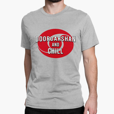 Doordarshan And Chill Round-Neck Unisex-T-Shirt