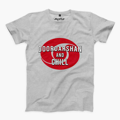 Doordarshan And Chill Round-Neck Unisex-T-Shirt