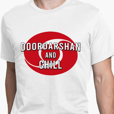 Doordarshan And Chill Round-Neck Unisex-T-Shirt