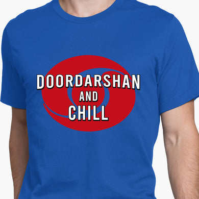 Doordarshan And Chill Round-Neck Unisex-T-Shirt