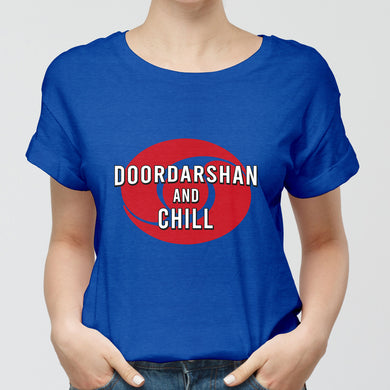 Doordarshan And Chill Round-Neck Unisex-T-Shirt