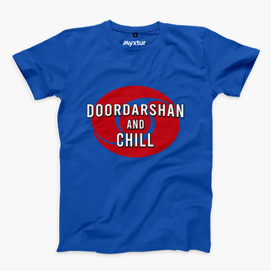 Doordarshan And Chill Round-Neck Unisex-T-Shirt