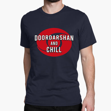 Doordarshan And Chill Round-Neck Unisex-T-Shirt
