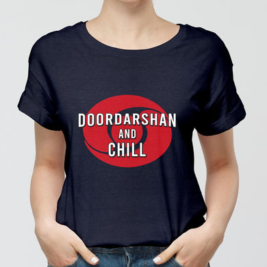 Doordarshan And Chill Round-Neck Unisex-T-Shirt