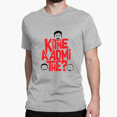 Kitne Aadmi The Round-Neck Unisex-T-Shirt
