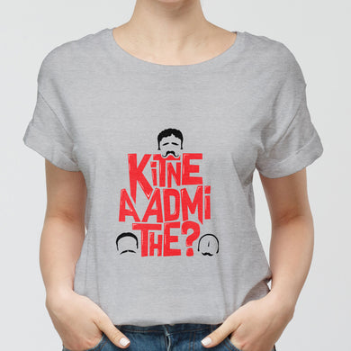 Kitne Aadmi The Round-Neck Unisex-T-Shirt