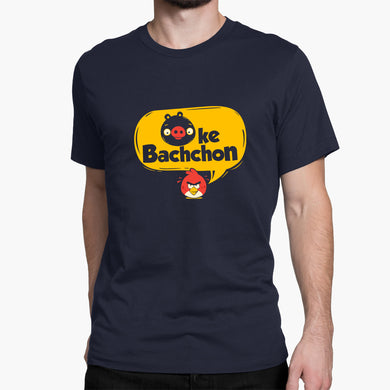 Angry Birds Cursing Round-Neck Unisex T-Shirt