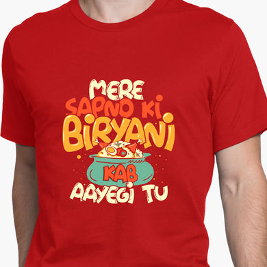Mere Sapno Ki Biryani Round-Neck Unisex-T-Shirt
