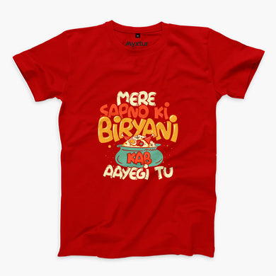 Mere Sapno Ki Biryani Round-Neck Unisex-T-Shirt