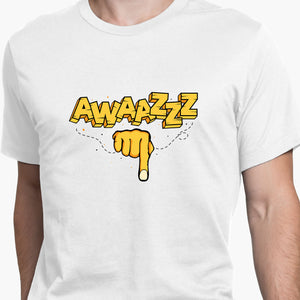 Awaazzz Neeche Round-Neck Unisex-T-Shirt