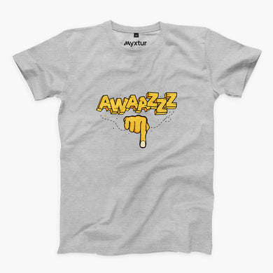 Awaazzz Neeche Round-Neck Unisex T-Shirt