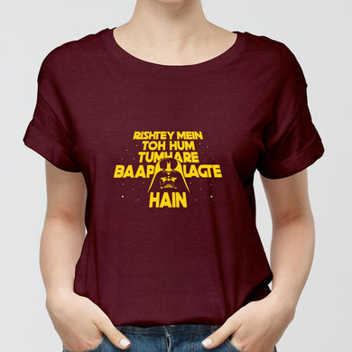 Rishtey Mein Baap Vader Round-Neck Unisex T-Shirt