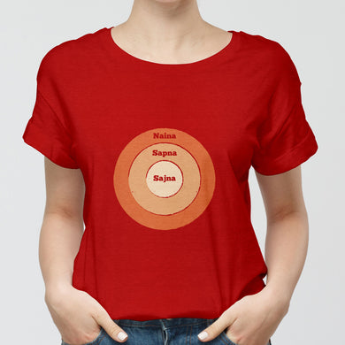 Nainon Mein Sapna Sajna Himmatwala Round-Neck Unisex-T-Shirt