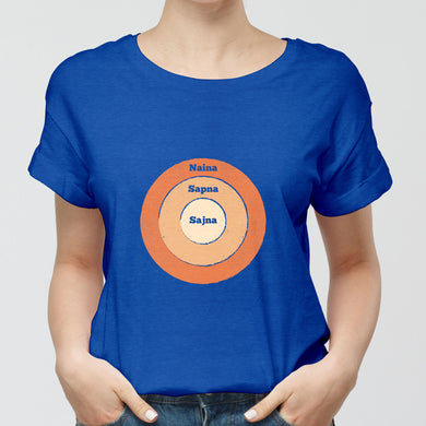 Nainon Mein Sapna Sajna Himmatwala Round-Neck Unisex-T-Shirt