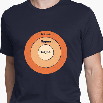 Nainon Mein Sapna Sajna Himmatwala Round-Neck Unisex-T-Shirt