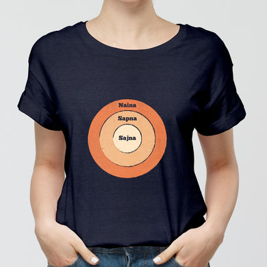 Nainon Mein Sapna Sajna Himmatwala Round-Neck Unisex-T-Shirt