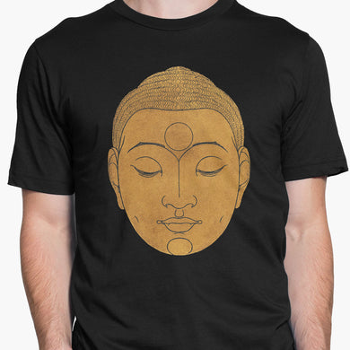 Head of Buddha (Reijer Stolk) Round-Neck Unisex-T-Shirt
