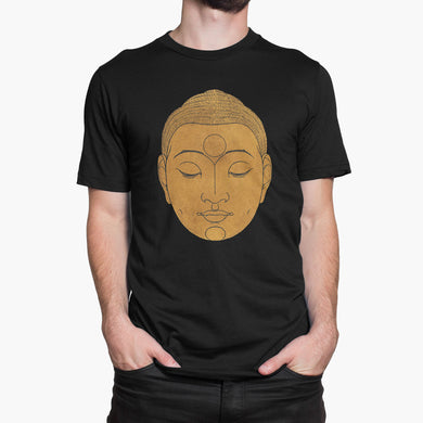 Head of Buddha (Reijer Stolk) Round-Neck Unisex-T-Shirt