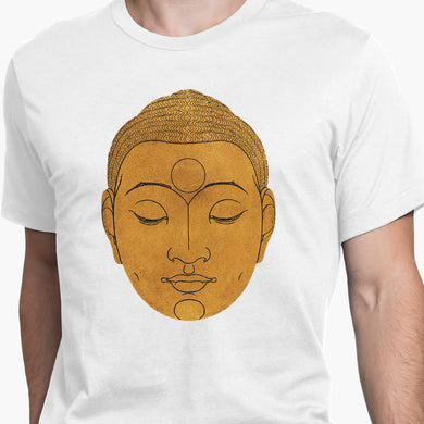 Head of Buddha (Reijer Stolk) Round-Neck Unisex-T-Shirt