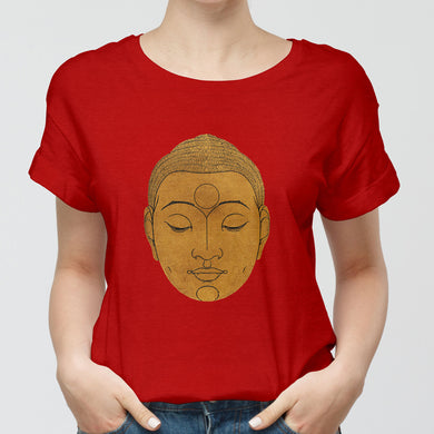 Head of Buddha (Reijer Stolk) Round-Neck Unisex-T-Shirt