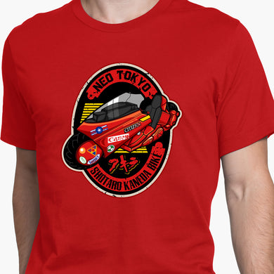 Akira Shotaro Kaneda Bike Round-Neck Unisex-T-Shirt