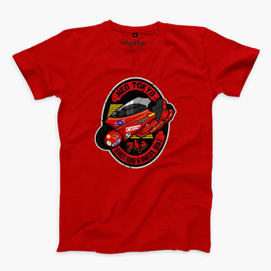 Akira Shotaro Kaneda Bike Round-Neck Unisex-T-Shirt