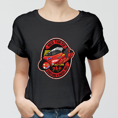 Akira Shotaro Kaneda Bike Round-Neck Unisex-T-Shirt