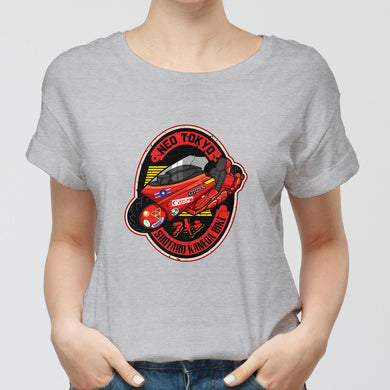 Akira Shotaro Kaneda Bike Round-Neck Unisex-T-Shirt