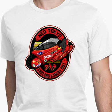 Akira Shotaro Kaneda Bike Round-Neck Unisex-T-Shirt