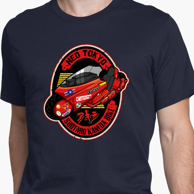 Akira Shotaro Kaneda Bike Round-Neck Unisex-T-Shirt