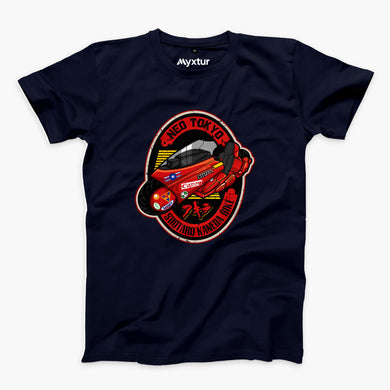 Akira Shotaro Kaneda Bike Round-Neck Unisex-T-Shirt