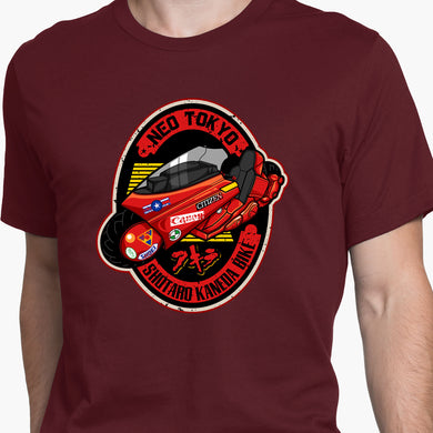 Akira Shotaro Kaneda Bike Round-Neck Unisex-T-Shirt